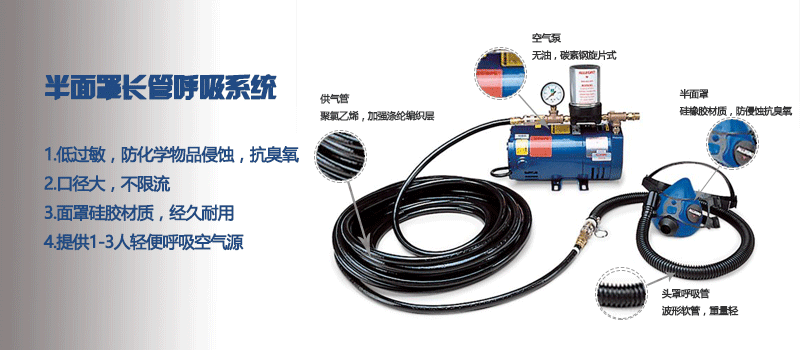 半面罩長管呼吸系統(tǒng)